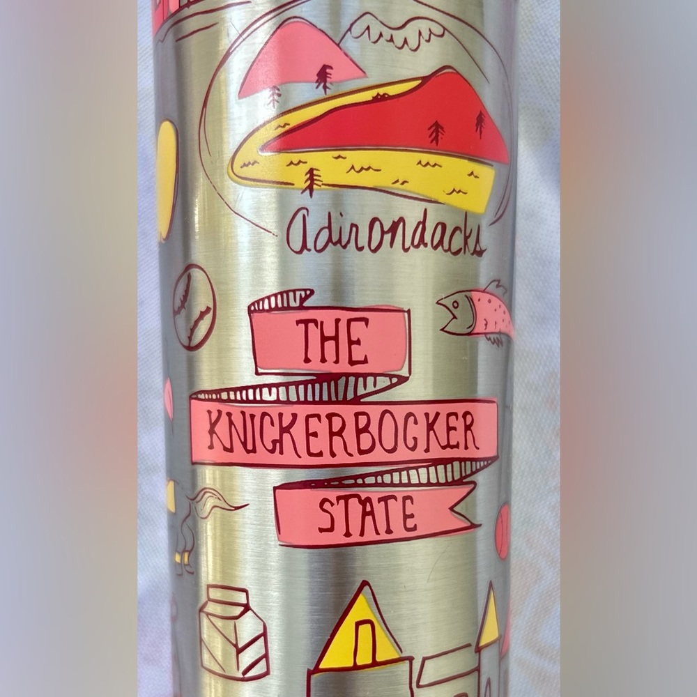Starbucks New York Knickerbocker Travel Tumbler Stainless Steel Silver - Picture 4 of 10